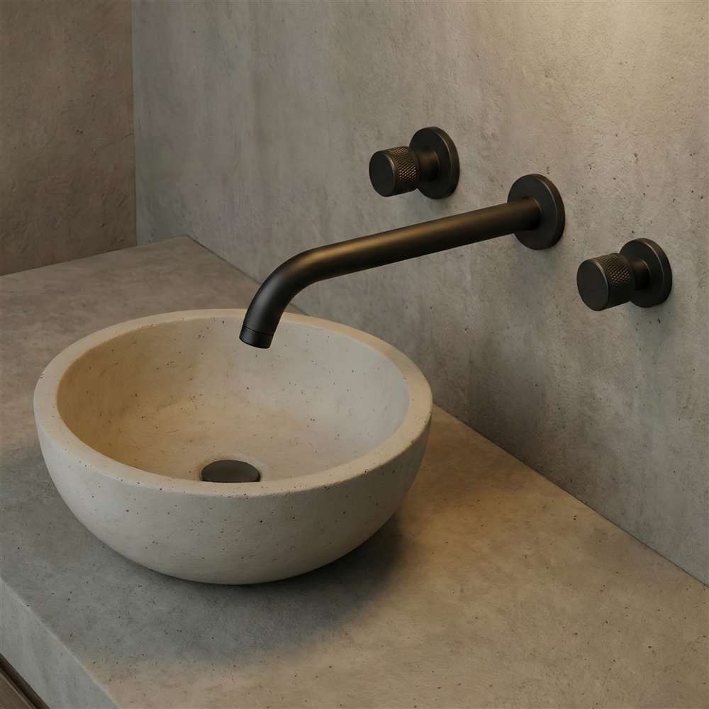 Matte Black Beige Sink